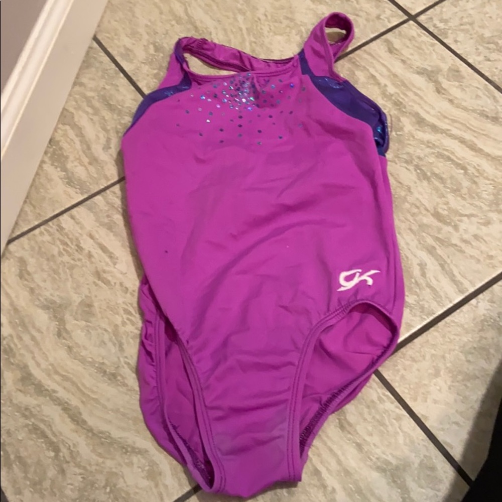 GKElite gymnastics training Leotard size YL